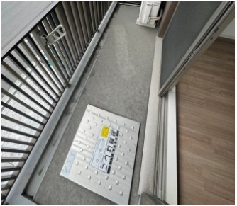 バルコニー　陽当たり良好なバルコニーです