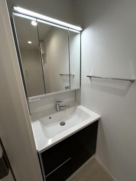 洗面設備　便利なシャンプードレッサー付き