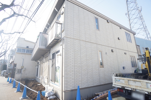 建物外観　建築中のため実際の建物と設備等が変更になる場合がございます。