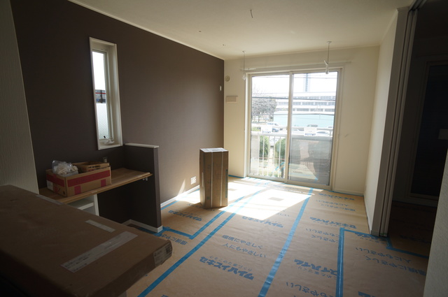 居室・リビング　建築中のため実際の建物と設備等が変更になる場合がございます。