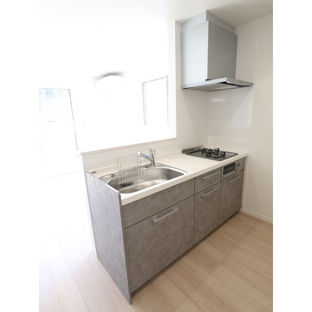 キッチン　２口ガスコンロ・グリル付システムキッチン★