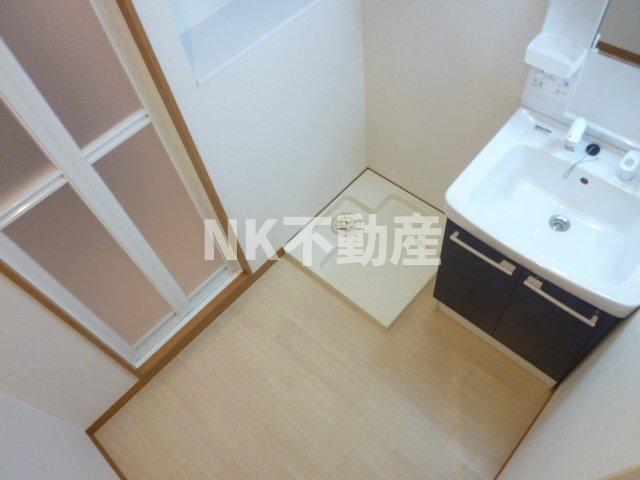 洗面設備　使いやすい洗面所です