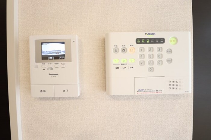 セキュリティ　モニターインターフォンです