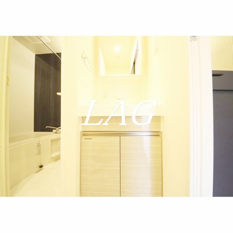 洗面設備　洗面台です。