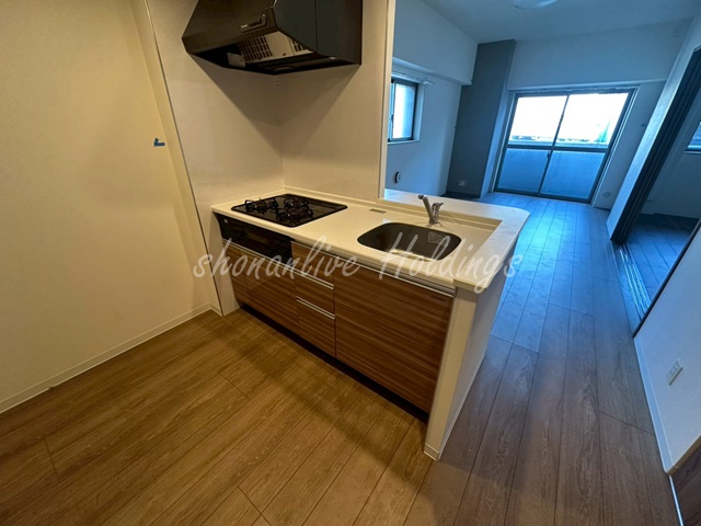 キッチン　ガス3口システムキッチン♪