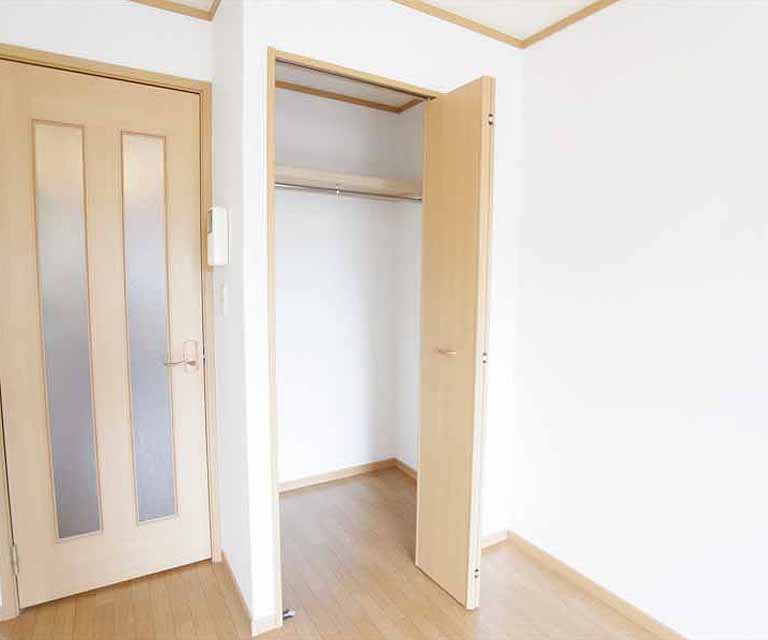 収納　広々とした収納があります