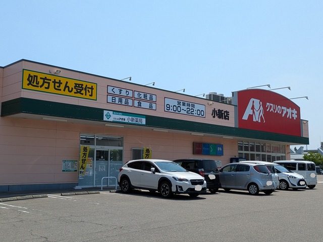 ドラックストア　クスリのアオキ小新店（ドラッグストア）まで579m