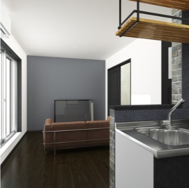 キッチン　Lien翠町　内装イメージ