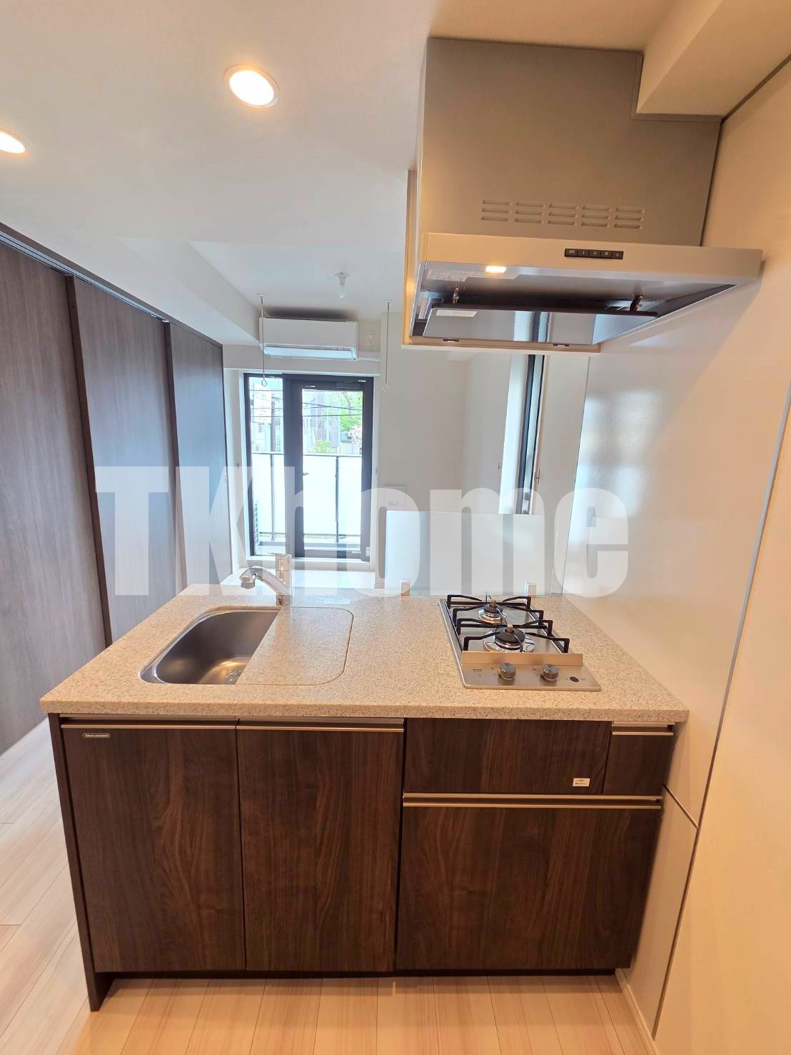 キッチン　2口ガスシステムキッチン