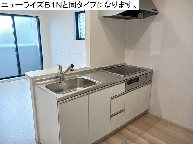 キッチン　コンパクトなキッチンで掃除もラクラク