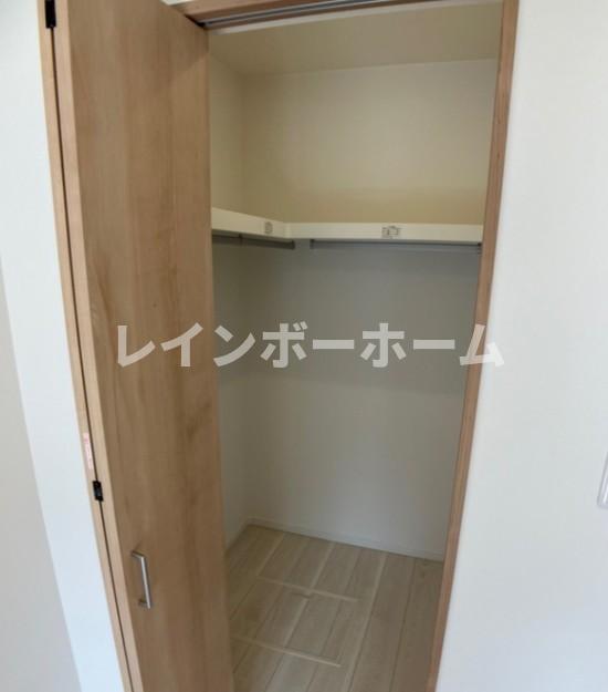 収納　たっぷりとした収納スペースです