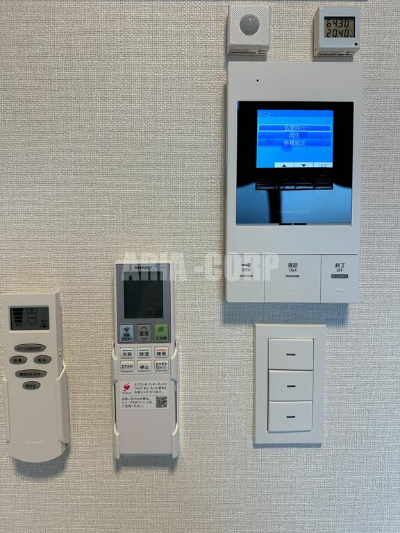 セキュリティ　録画機能付きTVモニターホンで外出時の訪問者も確認できます！