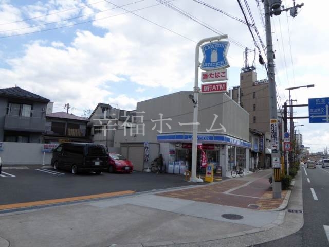 コンビニ　ローソン鴫野東二丁目店（コンビニ）まで154m