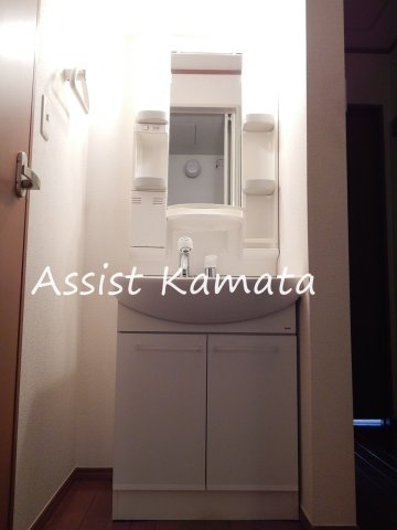 洗面設備　写真は同タイプの別号室です
