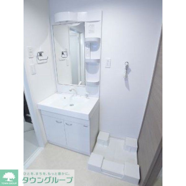 洗面設備　嬉しい独立洗面台