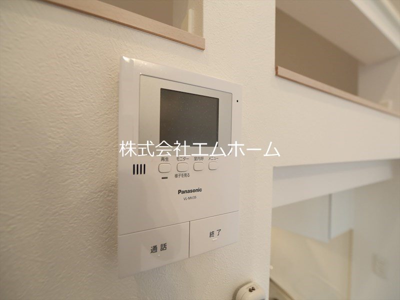 セキュリティ　ＴＶモニター付インターホン　同仕様写真