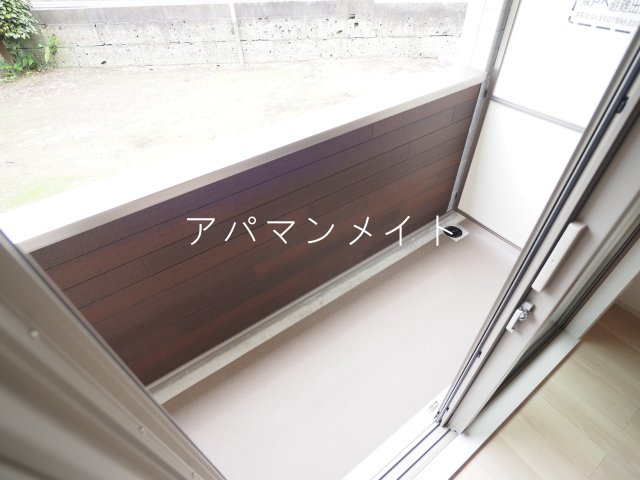 バルコニー　洗濯物が干せます