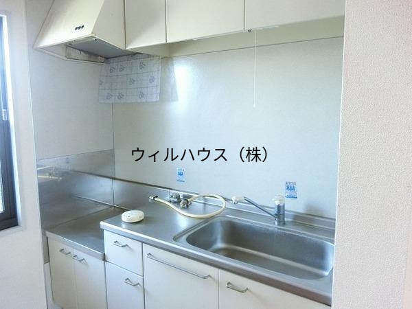 キッチン　２口ガスコンロ設置可！