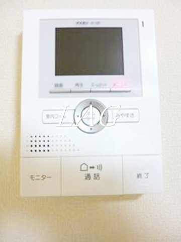 セキュリティ　モニター付きインターホンです。