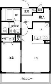アンプルールフェールオリゾンの間取り写真