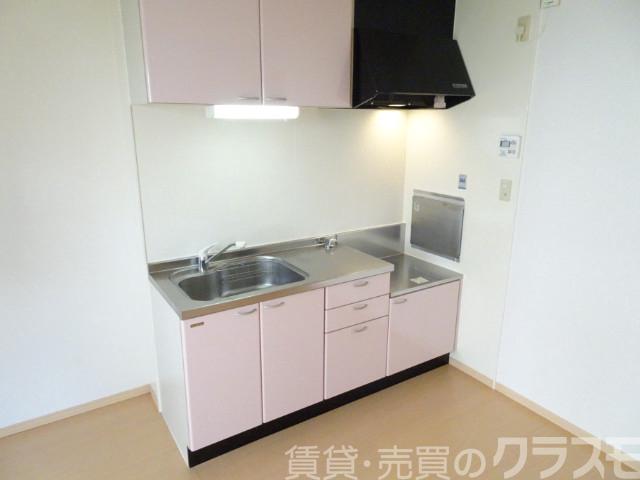 キッチン　ガスコンロ設置可♪