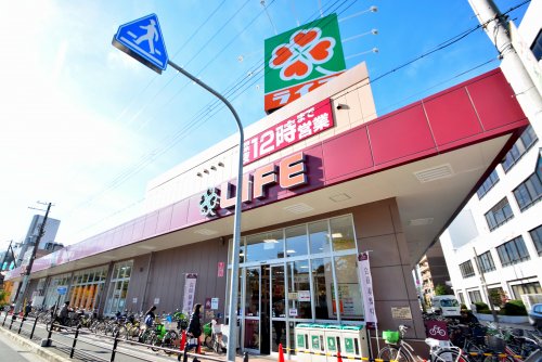 スーパー　ライフ西田辺店（スーパー）まで707m