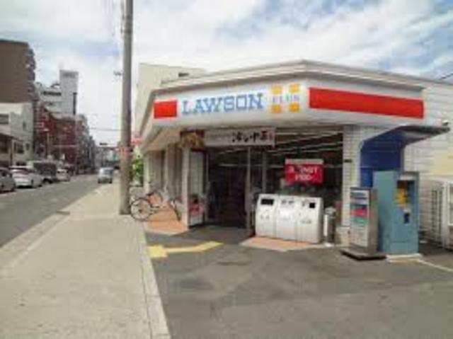 コンビニ　ローソン鶴橋三丁目店（コンビニ）まで408m