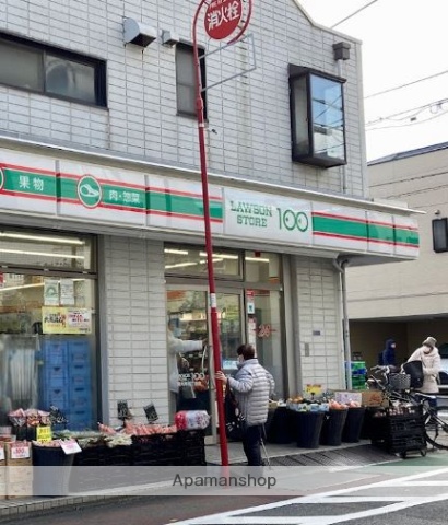 コンビニ　ローソンストア１００（コンビニ）まで188m