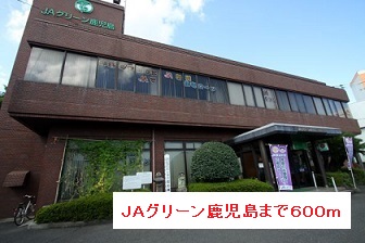 銀行　ＪＡグリーン鹿児島（銀行）まで600m