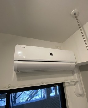 その他設備　エアコン完備で年中快適に過ごせます