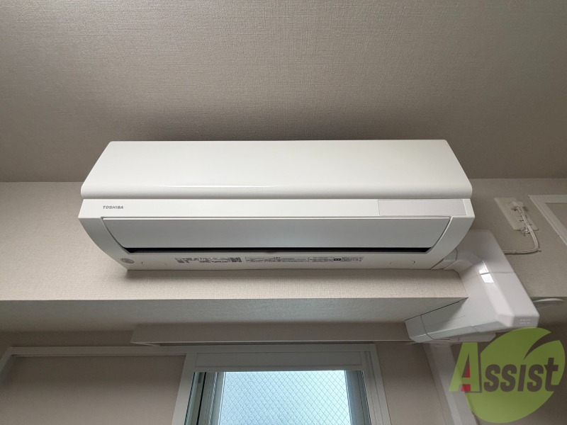 その他設備　エアコンが設置してありますので、寒暖対策もばっちり。