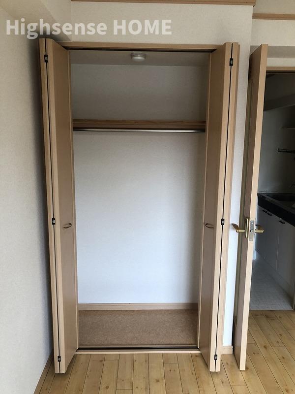収納　たっぷりとした収納スペースです