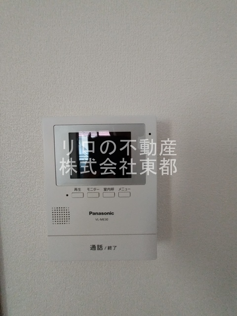 セキュリティ　ＴＶモニター付インターホンがあるので訪問者が一目でわかります