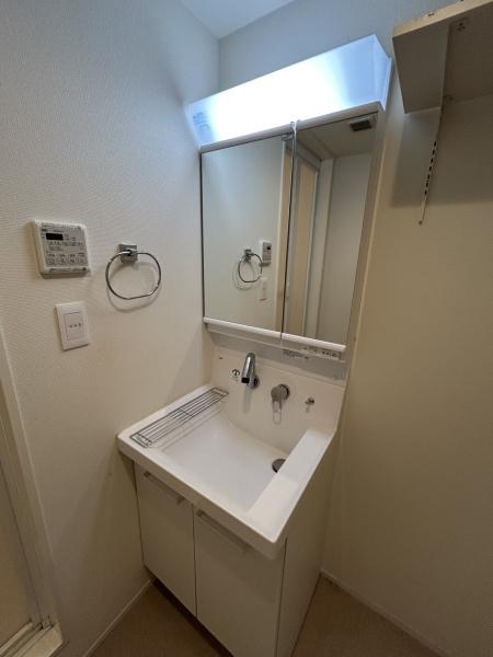 洗面設備　便利なシャンプードレッサー付き