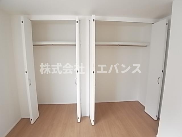 収納　たっぷりとした収納スペースです