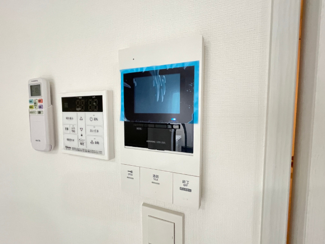 セキュリティ　モニター付きインターホンです