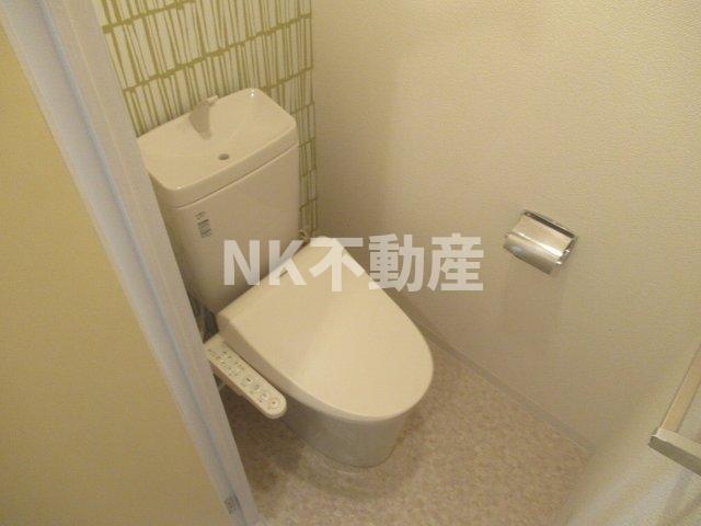 トイレ　ゆったりとした空間のトイレです