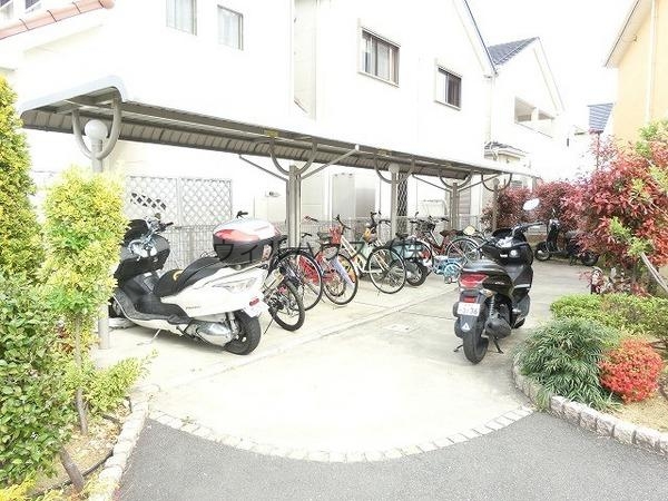ロビー　駐輪場！