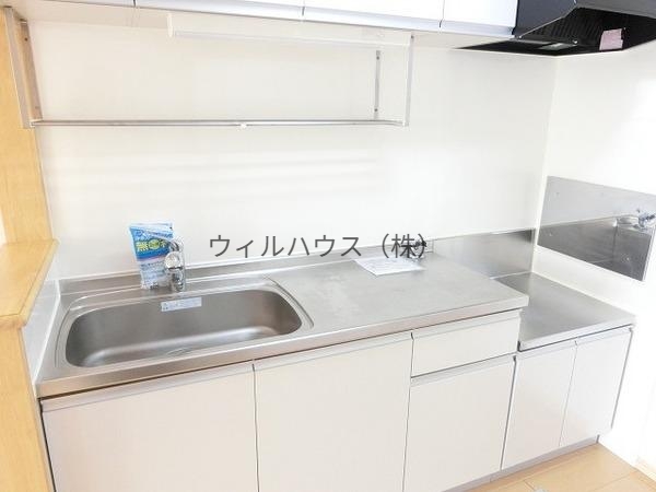 キッチン　ガスコンロ設置可！