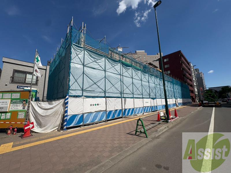 地下鉄南北線 中島公園駅 徒歩4分 5階建 新築の外観写真