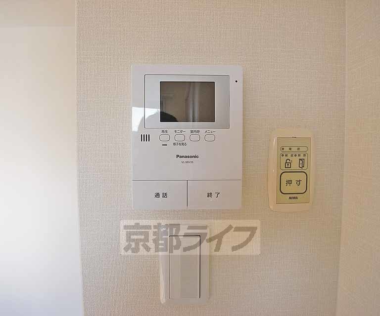 セキュリティ　モニターホン付き