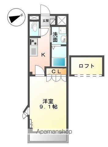 ＪＲ中央本線 高蔵寺駅 徒歩18分 2階建 築23年の間取り写真