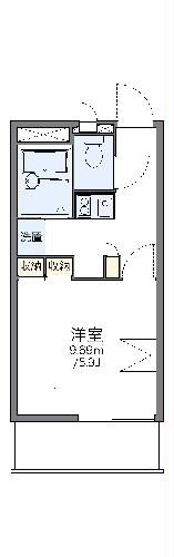 レオパレスサンハイムの間取り写真