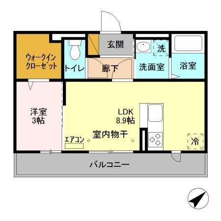 HANABUSA IVの間取り写真