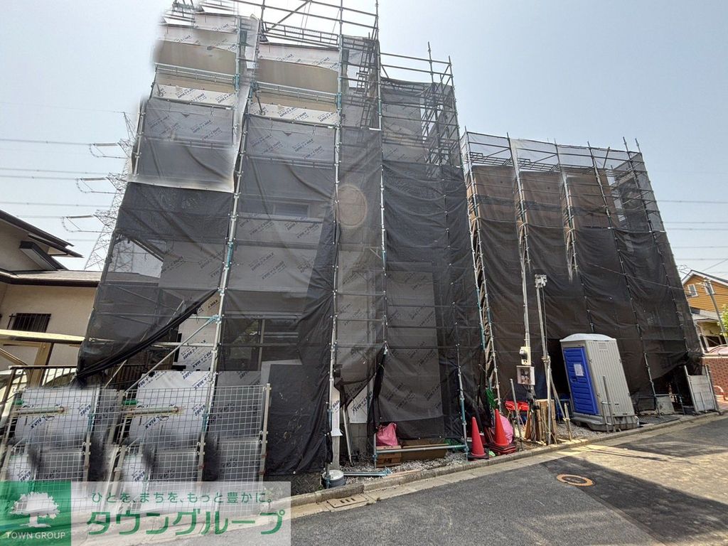 エントランス　建築中