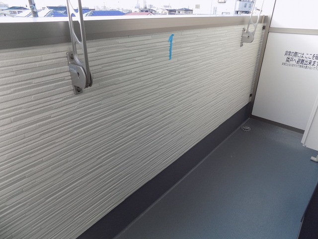 バルコニー　同一施工会社同一仕様写真
