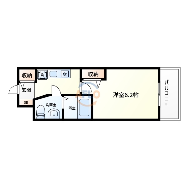 エスリード京橋III番館の間取り写真