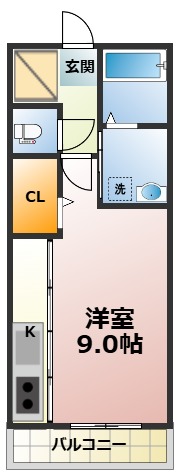 パルファン鳳の間取り写真