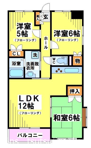 グランシャリオの間取り写真