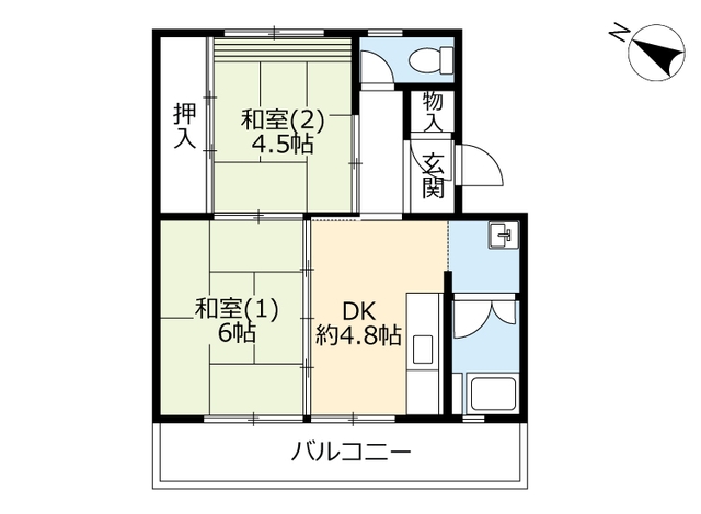 UR寝屋川の間取り写真